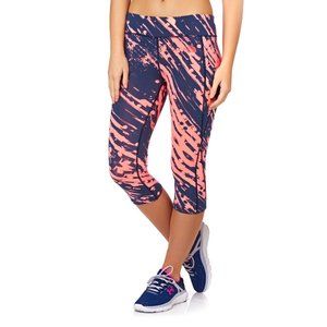 The North Face Pulse Capri Tight - Neon Peach Paintball Print